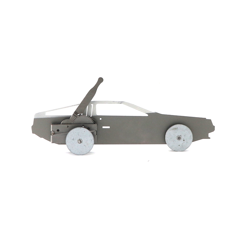 Metal wind up car Silverイメージ1