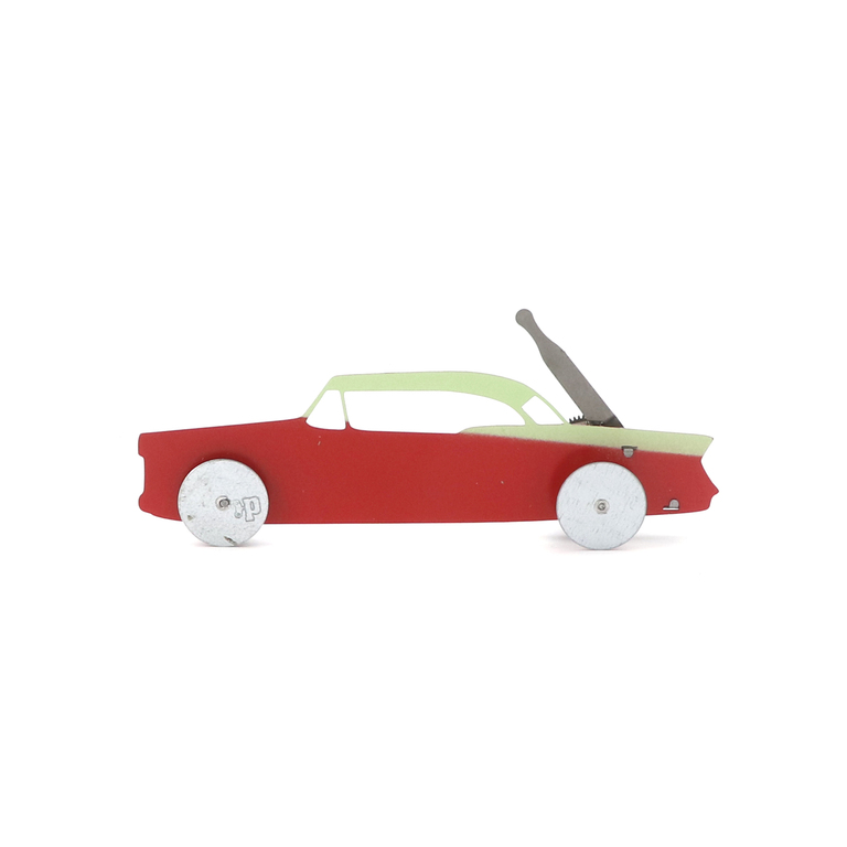 Metal wind up car Redイメージ0